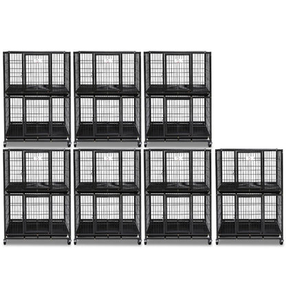 31" Two-Tier Dog Crate 46A - Tampa Home & Garden Store
