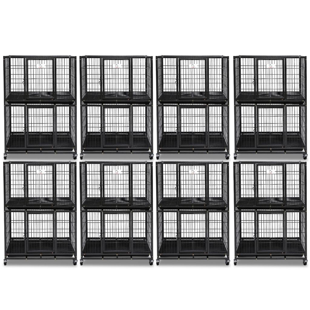 31" Two-Tier Dog Crate 46A - Tampa Home & Garden Store