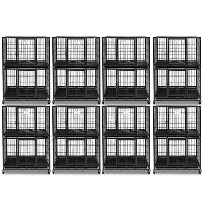 31" Two-Tier Dog Crate 46A - Tampa Home & Garden Store