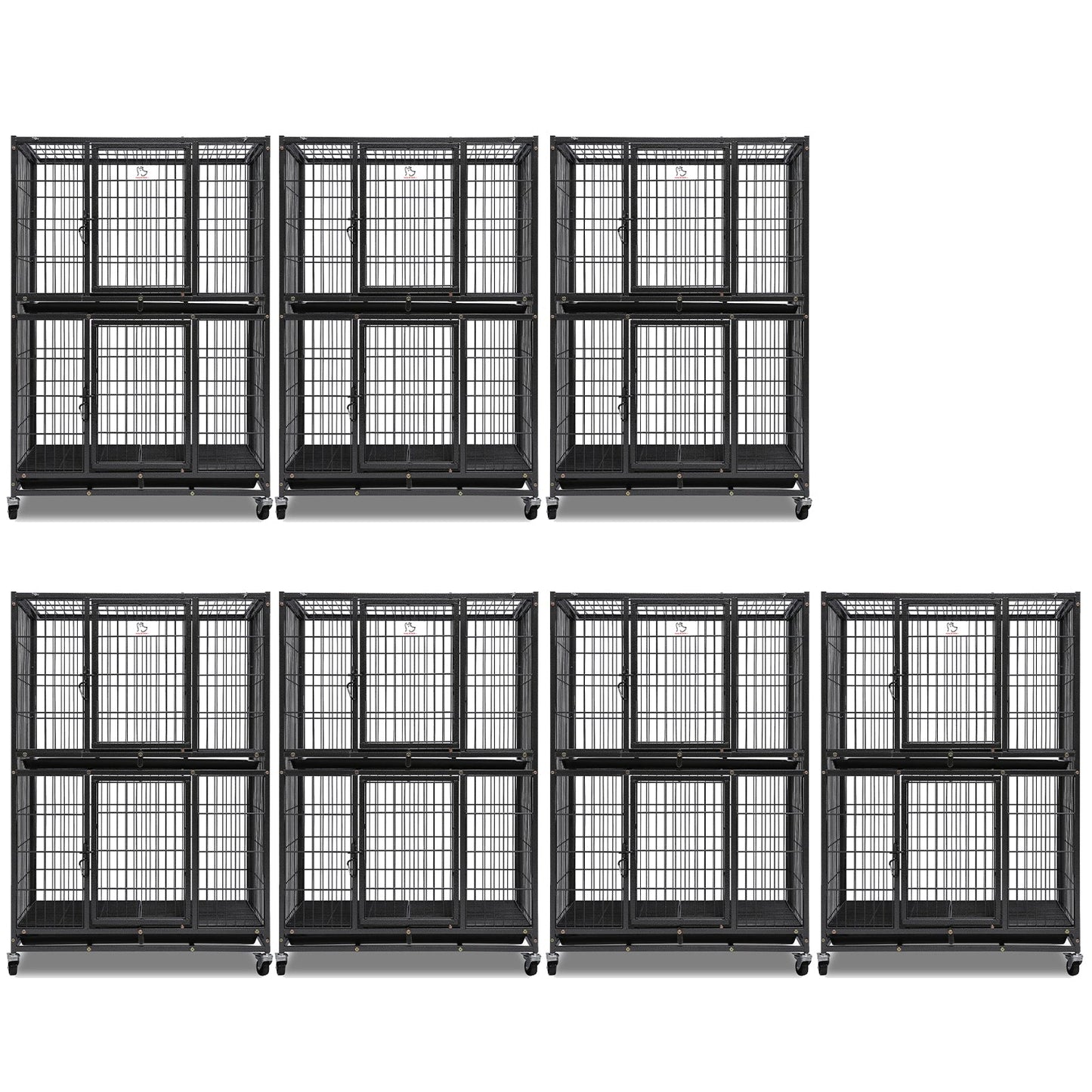 31" Two-Tier Dog Crate 46A - Tampa Home & Garden Store
