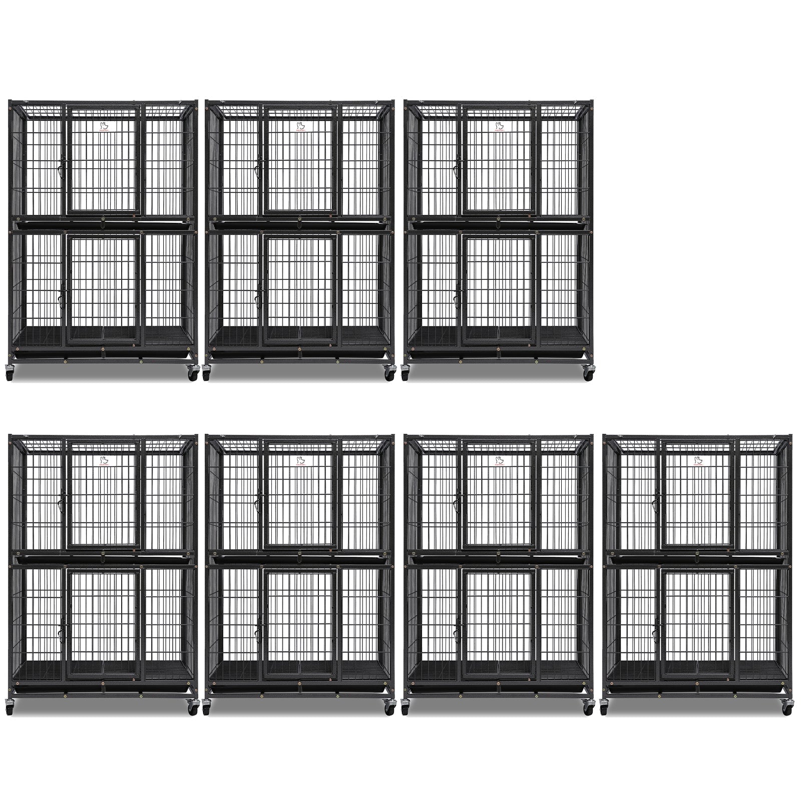 31" Two-Tier Dog Crate 46A - Tampa Home & Garden Store