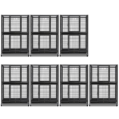31" Two-Tier Dog Crate 46A - Tampa Home & Garden Store
