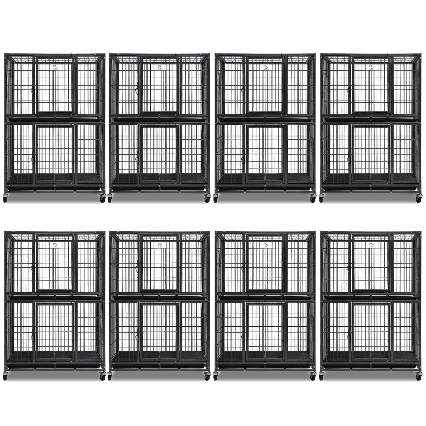 31" Two-Tier Dog Crate 46A - Tampa Home & Garden Store