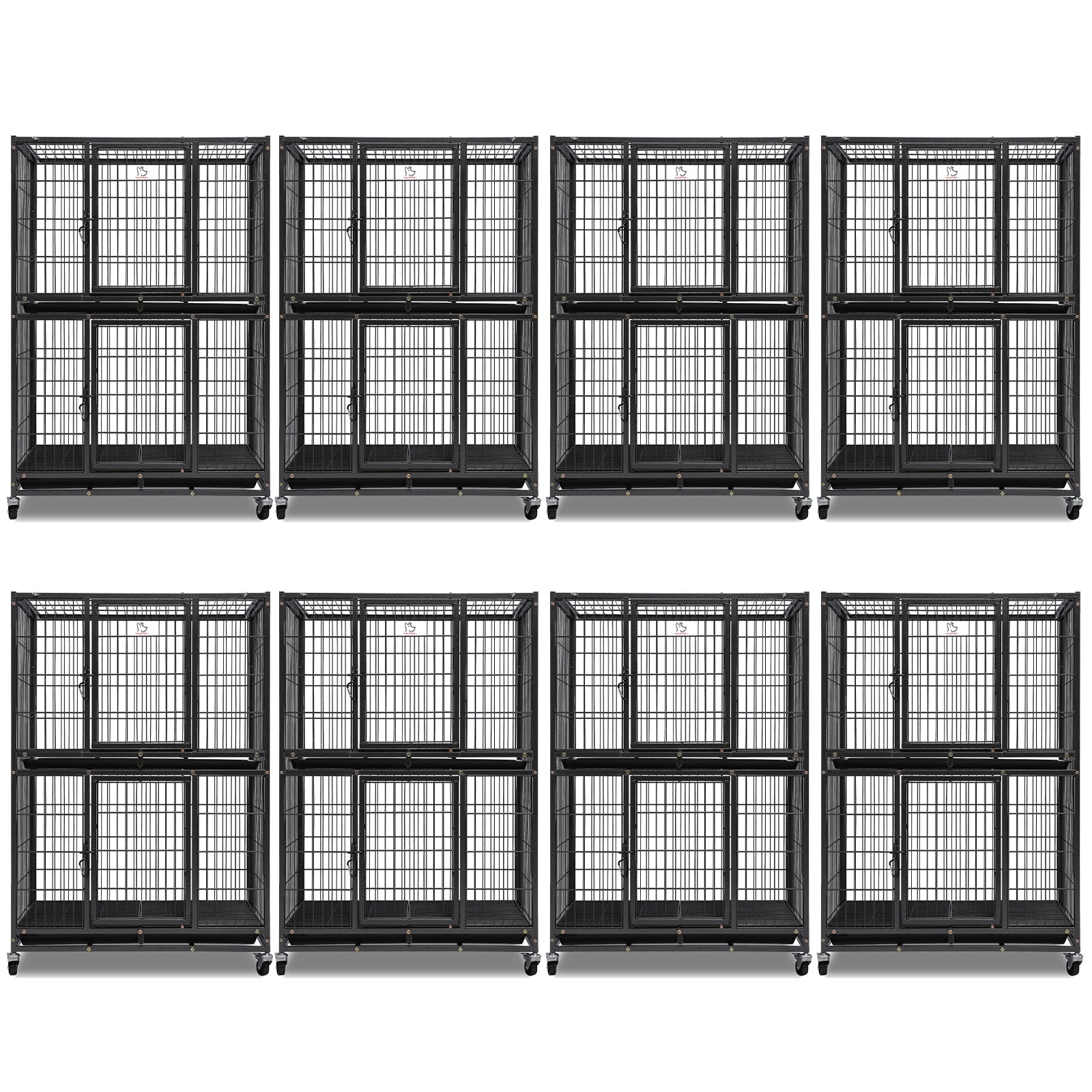 31" Two-Tier Dog Crate 46A - Tampa Home & Garden Store