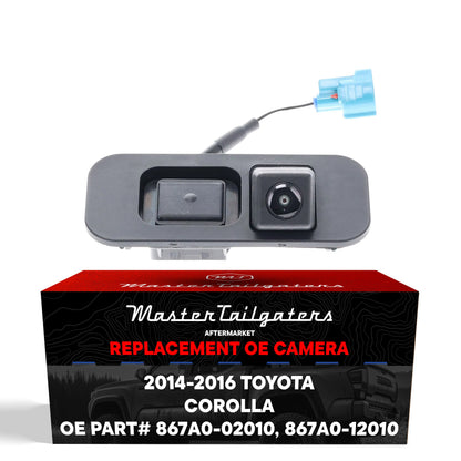 Master Tailgaters OEM backup camera for 2014-2016 Toyota Corolla with Smart Entry blue connector on Tampa Home & Garden Store