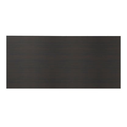 Amherst 2 Door Storage Cabinet by HouseOfZazla in brown woodgrain with adjustable shelving on Tampa Home & Garden Store