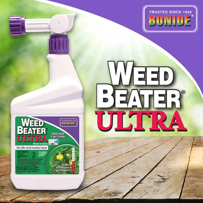 Weed Beater Ultra Ready To Spray liquid weed killer bottle with purple spray nozzle Bonide on Tampa Home & Garden Store