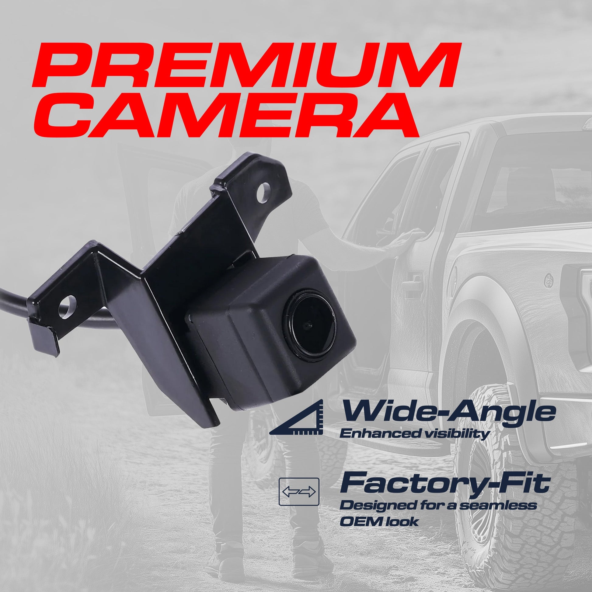 Black backup camera by Master Tailgaters with mounting bracket for 2009-2011 Toyota Camry Hybrid on Tampa Home & Garden Store