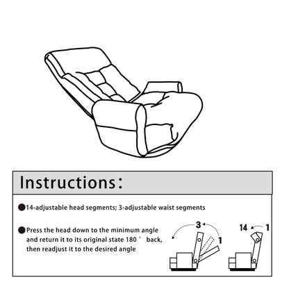 Modern Metal Frame and Swivel Lounge Chair