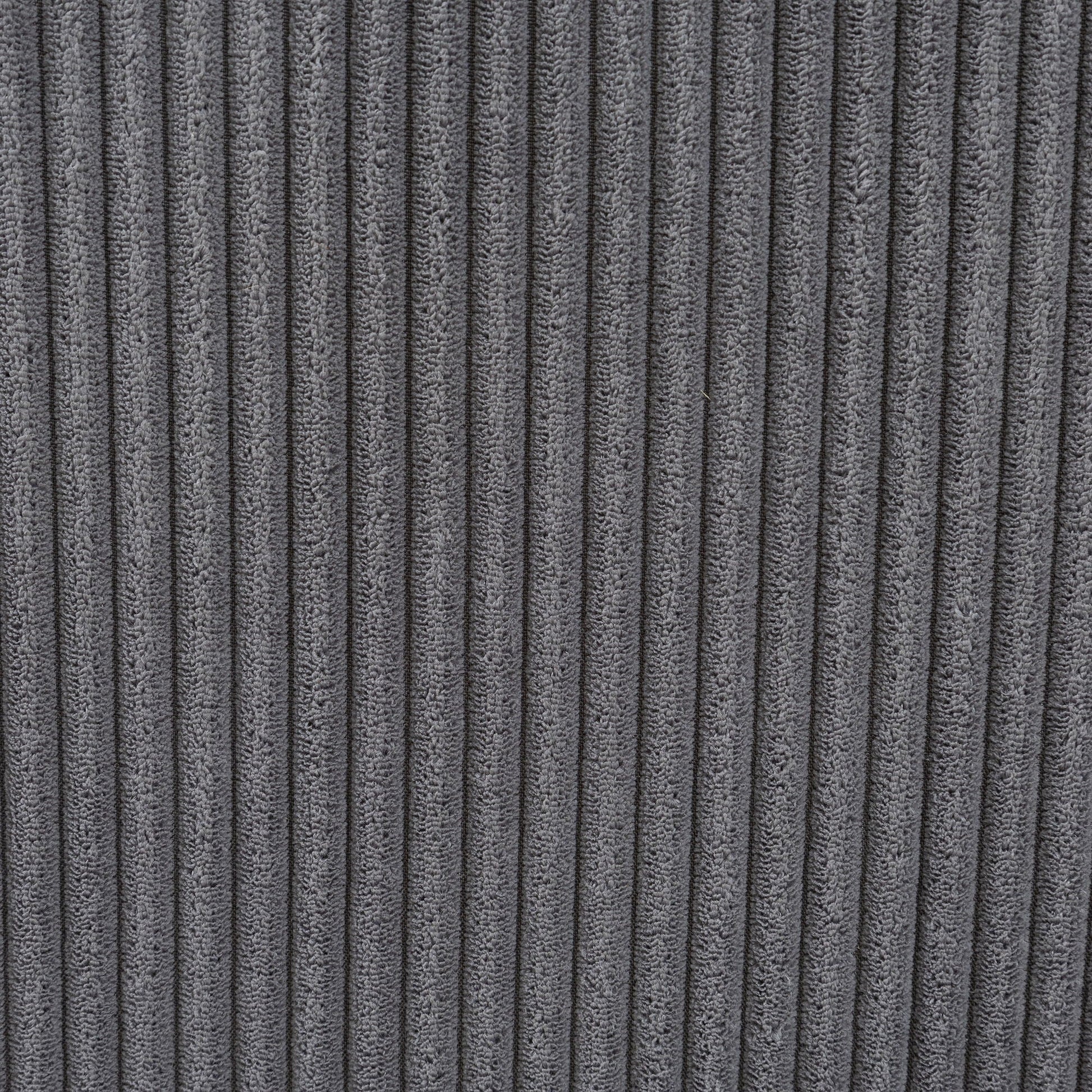 Melody sectional sofa gray fabric texture close-up with vertical ribbed pattern on Tampa Home & Garden Store