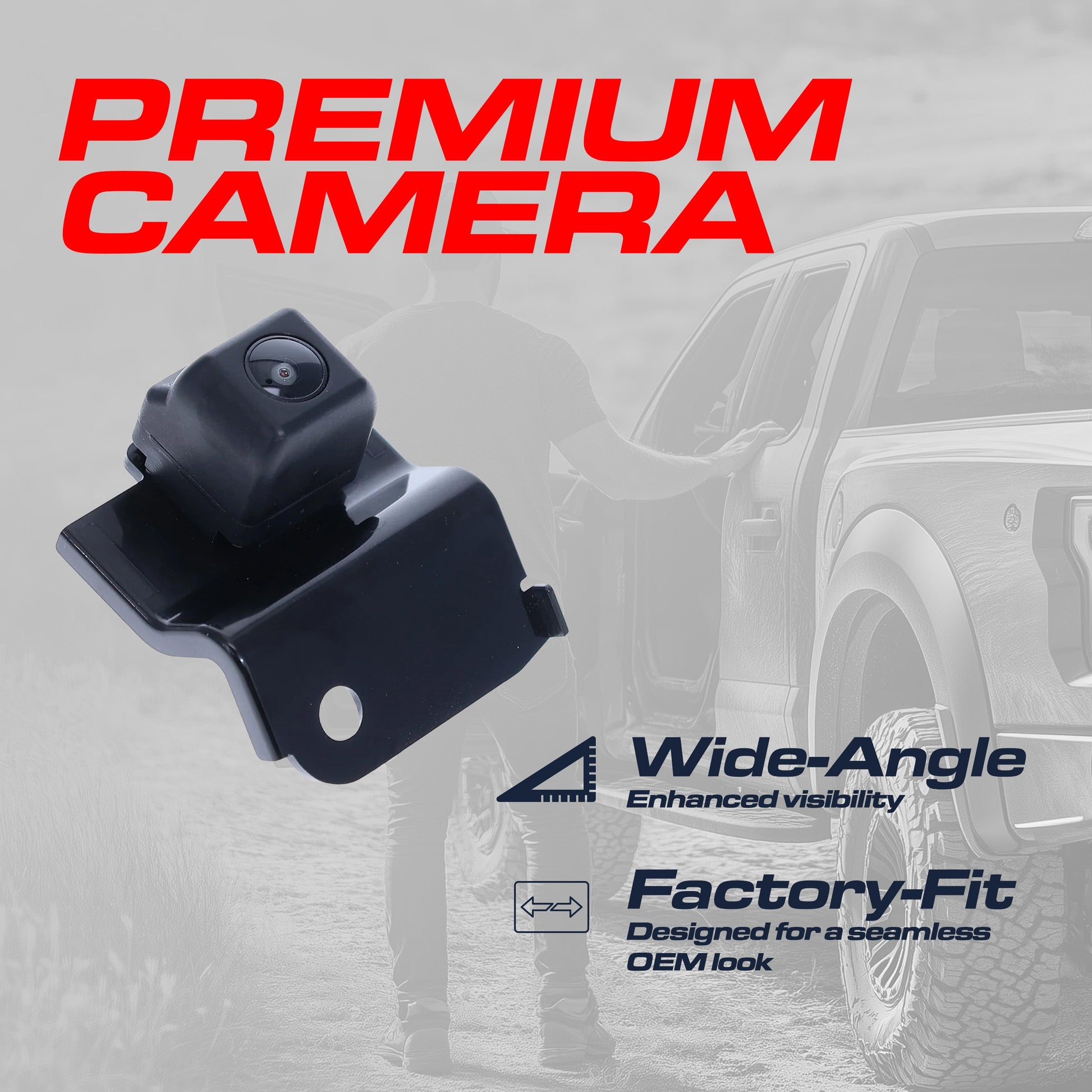 Master Tailgaters OEM backup camera for Toyota FJ Cruiser, black housing on Tampa Home & Garden Store