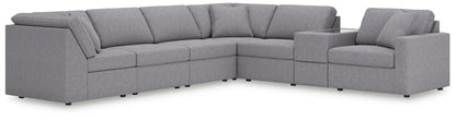 Modmax Sectional in Granite Performance Fabric