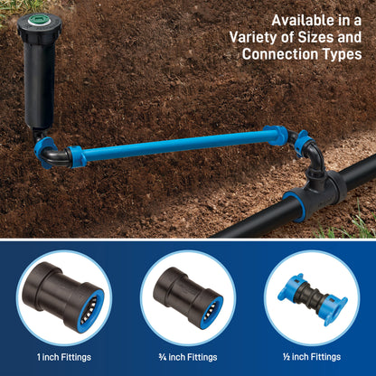 1/2" Blu-Lock x 1/2" MPT Tee