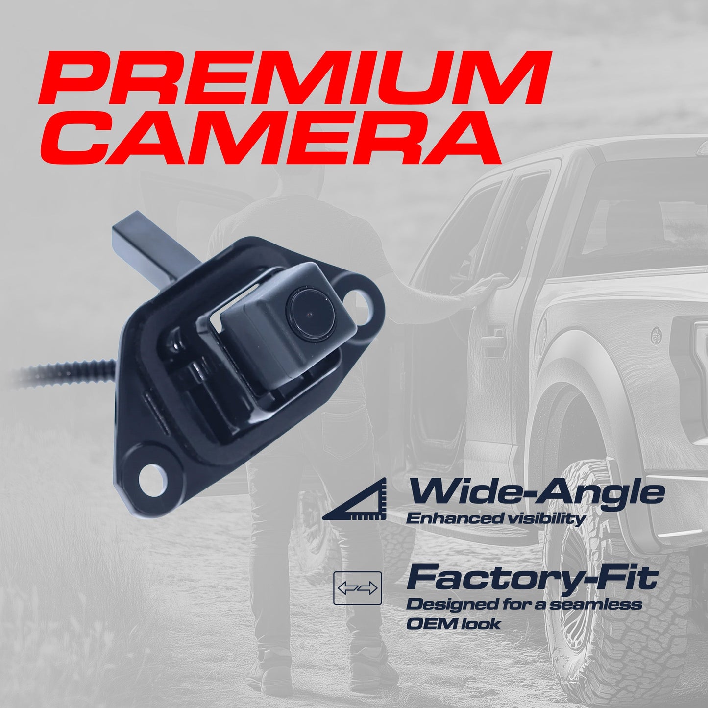 OEM backup camera for Toyota Highlander 2008-2013 by Master Tailgaters, black housing on Tampa Home & Garden Store