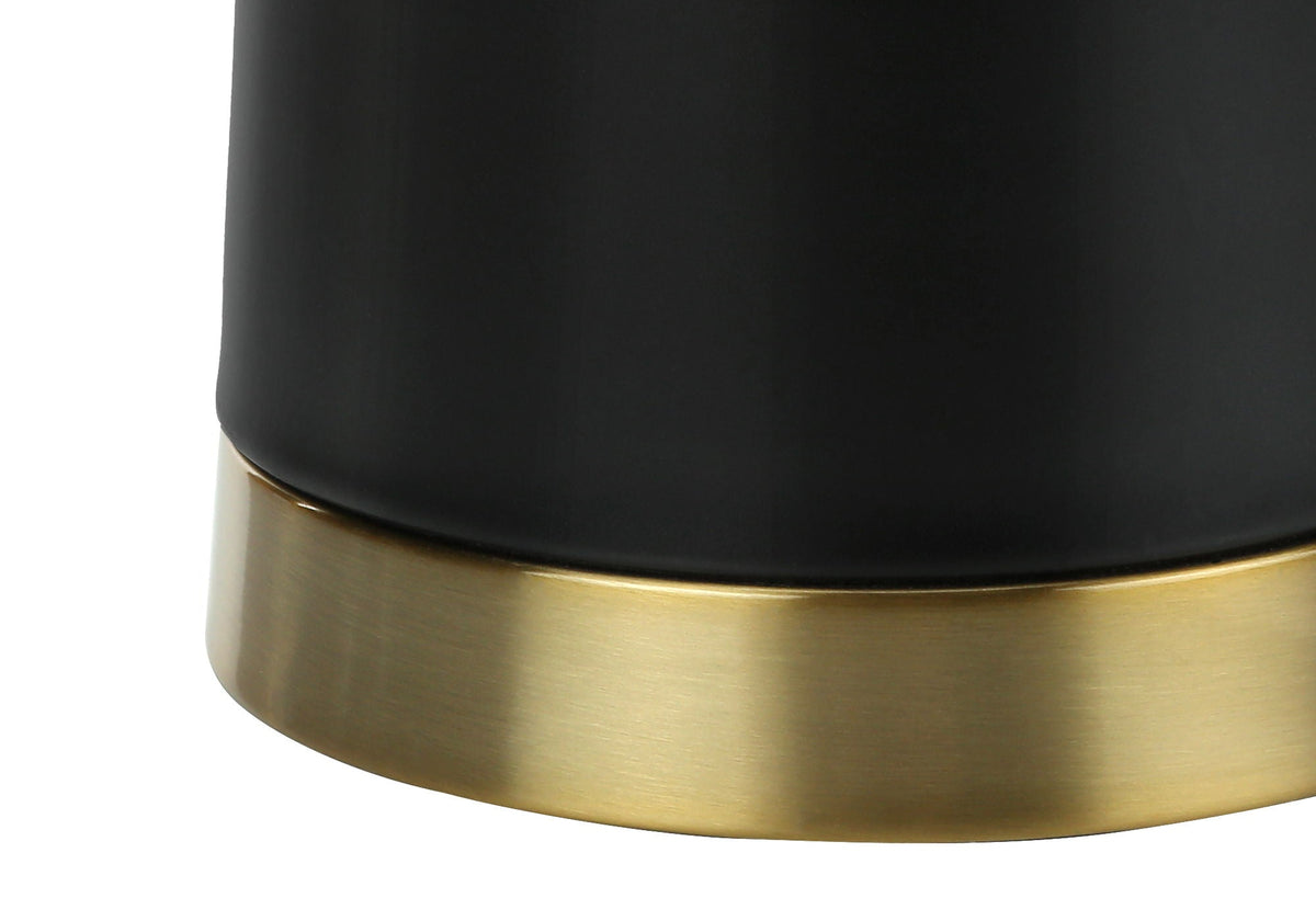 Table lamp black resin body with brass base by HouseOfZazla on Tampa Home & Garden Store