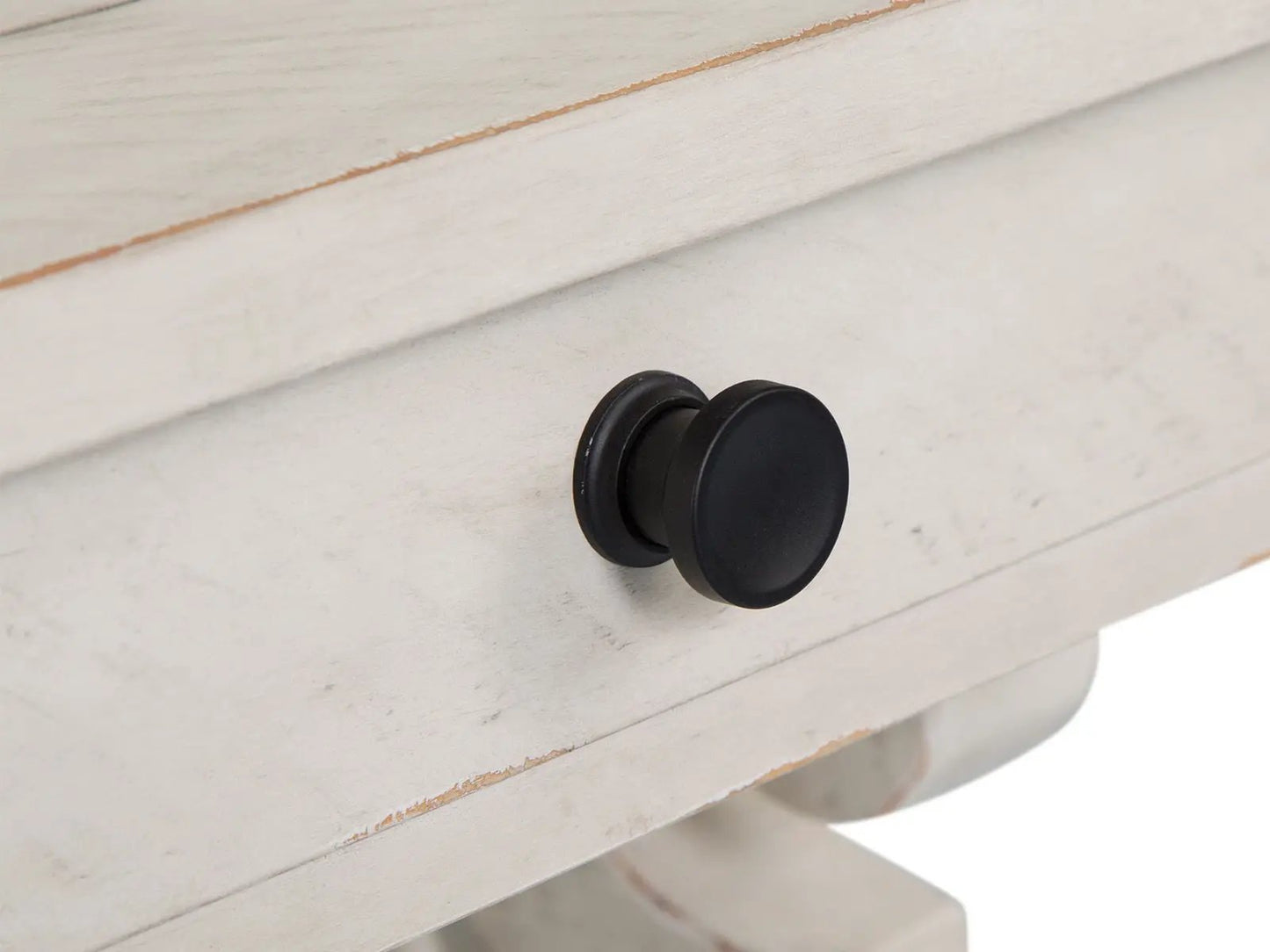 Bronwyn Rectangular End Table in Alabaster