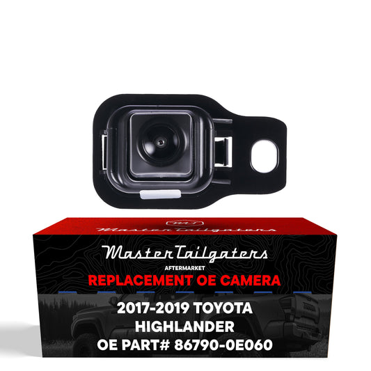 Master Tailgaters OE backup camera for 2017-2019 Toyota Highlander, black housing on Tampa Home & Garden Store