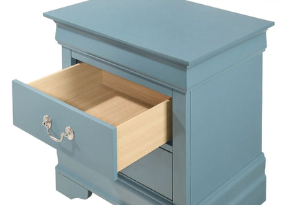 Traditional Nightstand Carved Bases and Curves