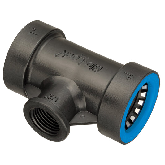 1" Blu-Lock x 1/2" FPT Reducing Tee 31671 - Tampa Home & Garden Store