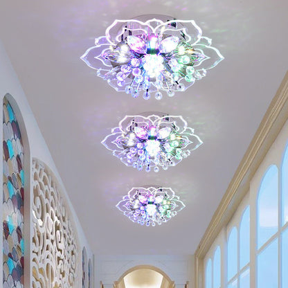 Lámpara de corredor de cristal pequeña Lámpara de sala de estar moderna minimalista