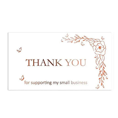 English Holiday Thank You Card for Do It Yourself
