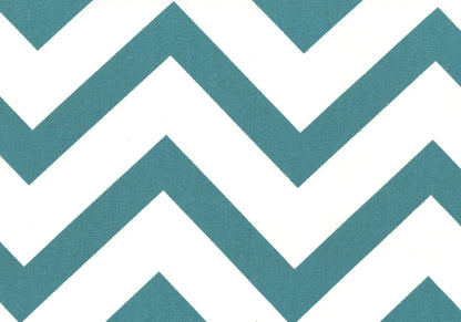 Accent chair fabric teal chevron upholstery pattern by Unique Piece Furniture on Tampa Home & Garden Store