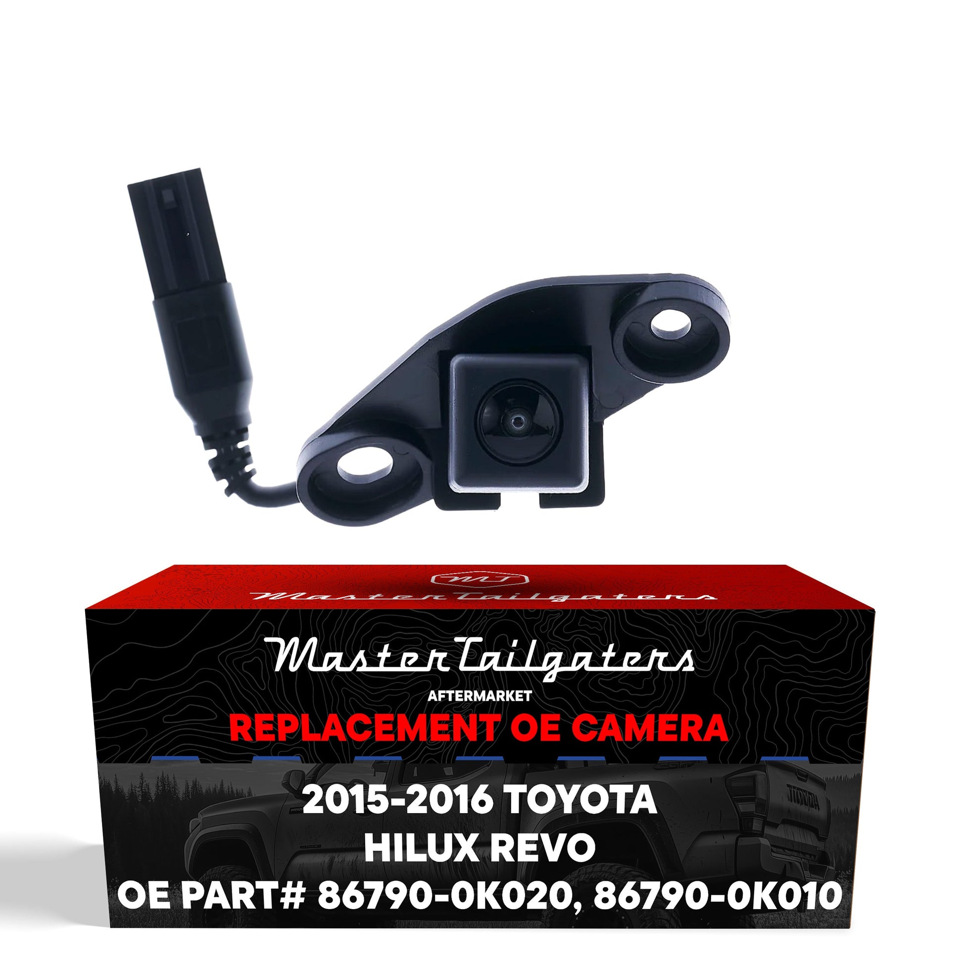 Master Tailgaters OEM backup camera with mounting bracket for 2015-2016 Toyota Hilux Revo on Tampa Home & Garden Store