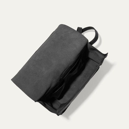 Simple Backpack by Will Leather Goods in dark gray suede on Tampa Home & Garden Store