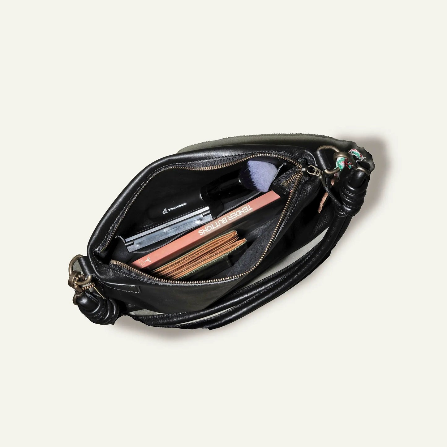 Milan Convertible Topzip Leather Bag, black Will Leather Goods shoulder bag with topzip on Tampa Home & Garden Store