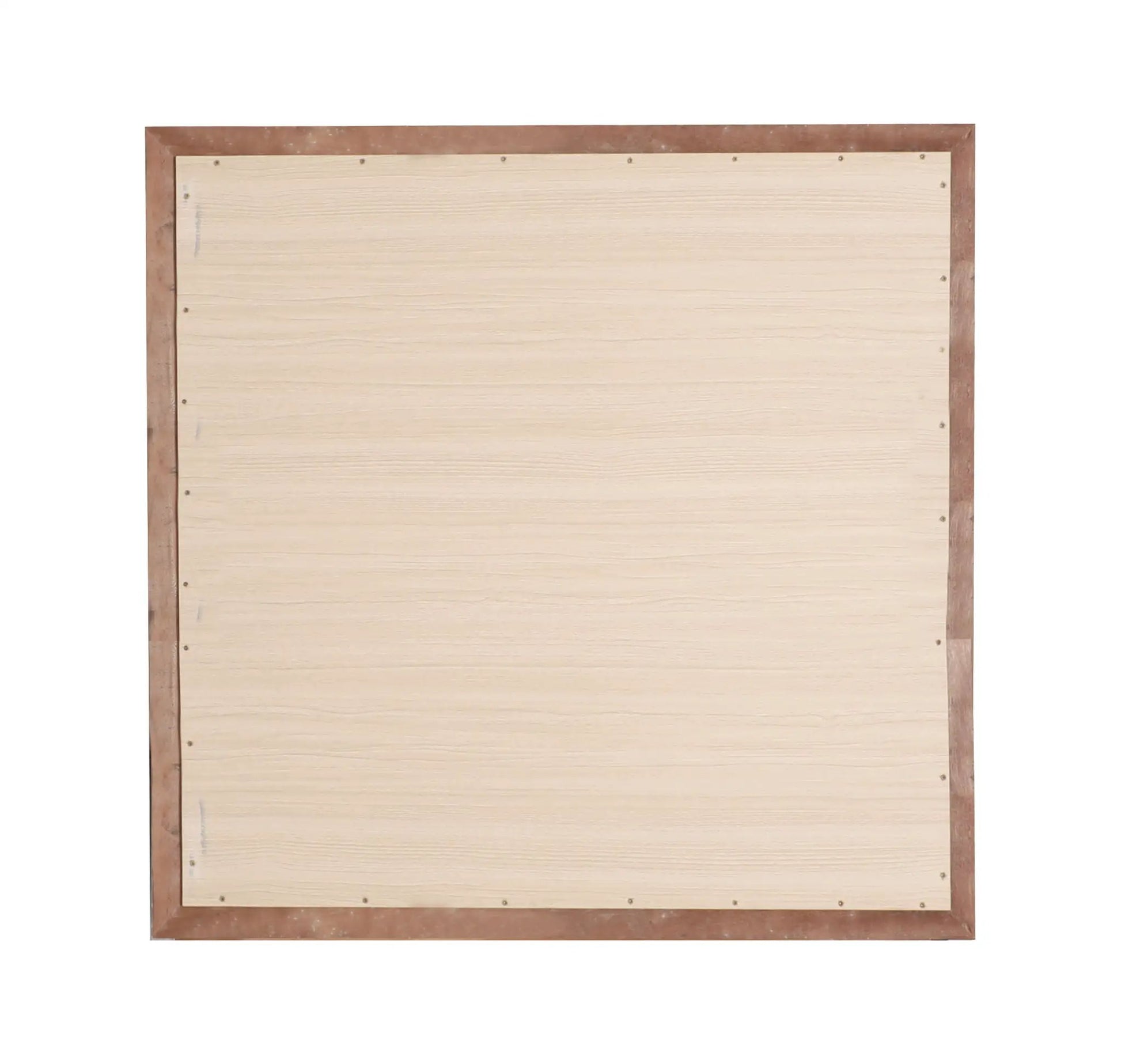 Traditional wall mirror back panel with light wood grain and copper frame on Tampa Home & Garden Store