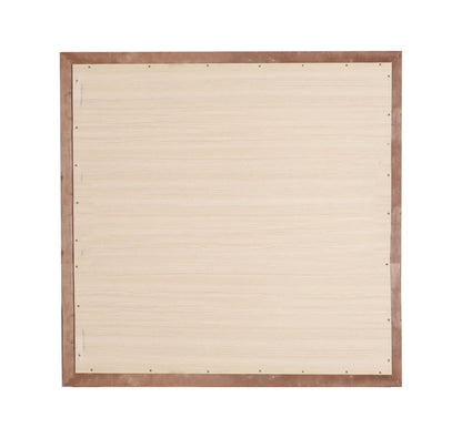 Traditional wall mirror back panel with light wood grain and copper frame on Tampa Home & Garden Store