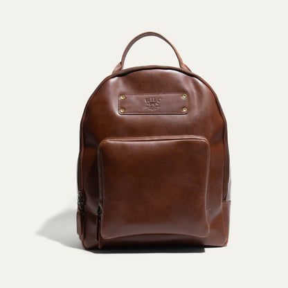 The Field Backpack brown leather by Will Leather Goods, a durable backpack on Tampa Home & Garden Store