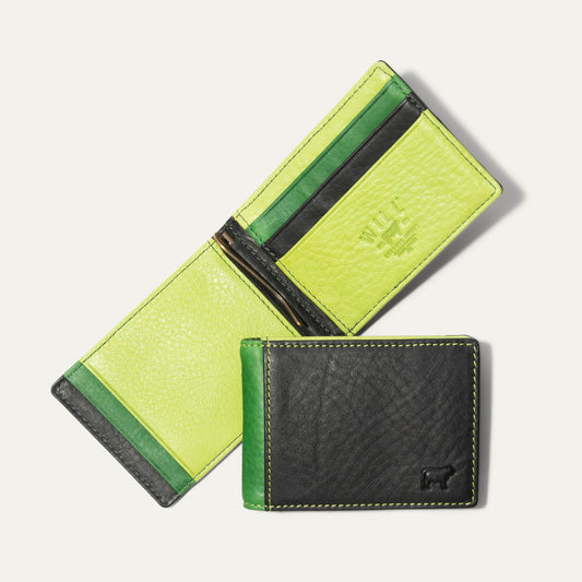 Color Block Slimfold Wallet With RFID