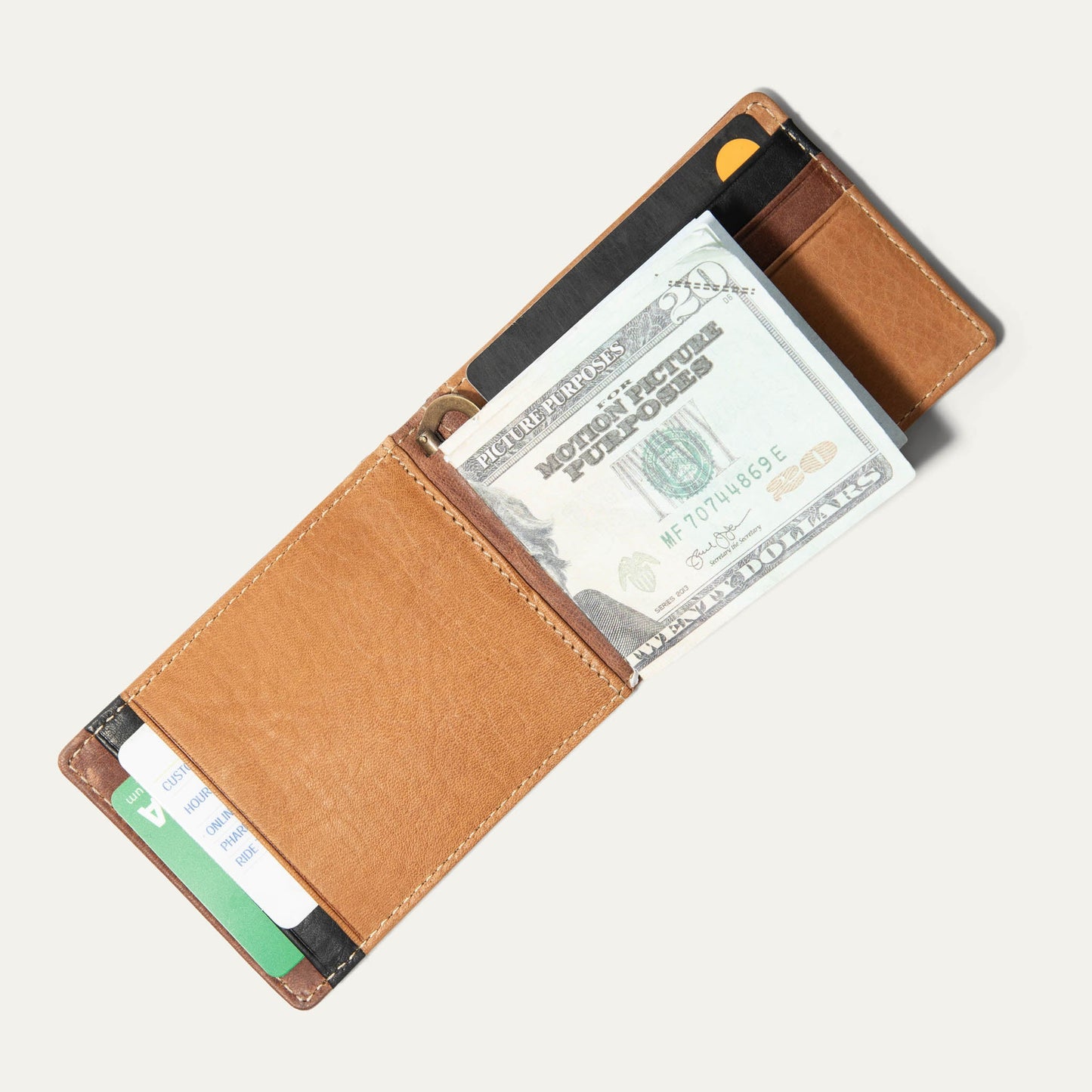 Mondrian Color-Block Slimfold Wallet