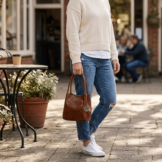 Mini bolso tote convertible sencillo