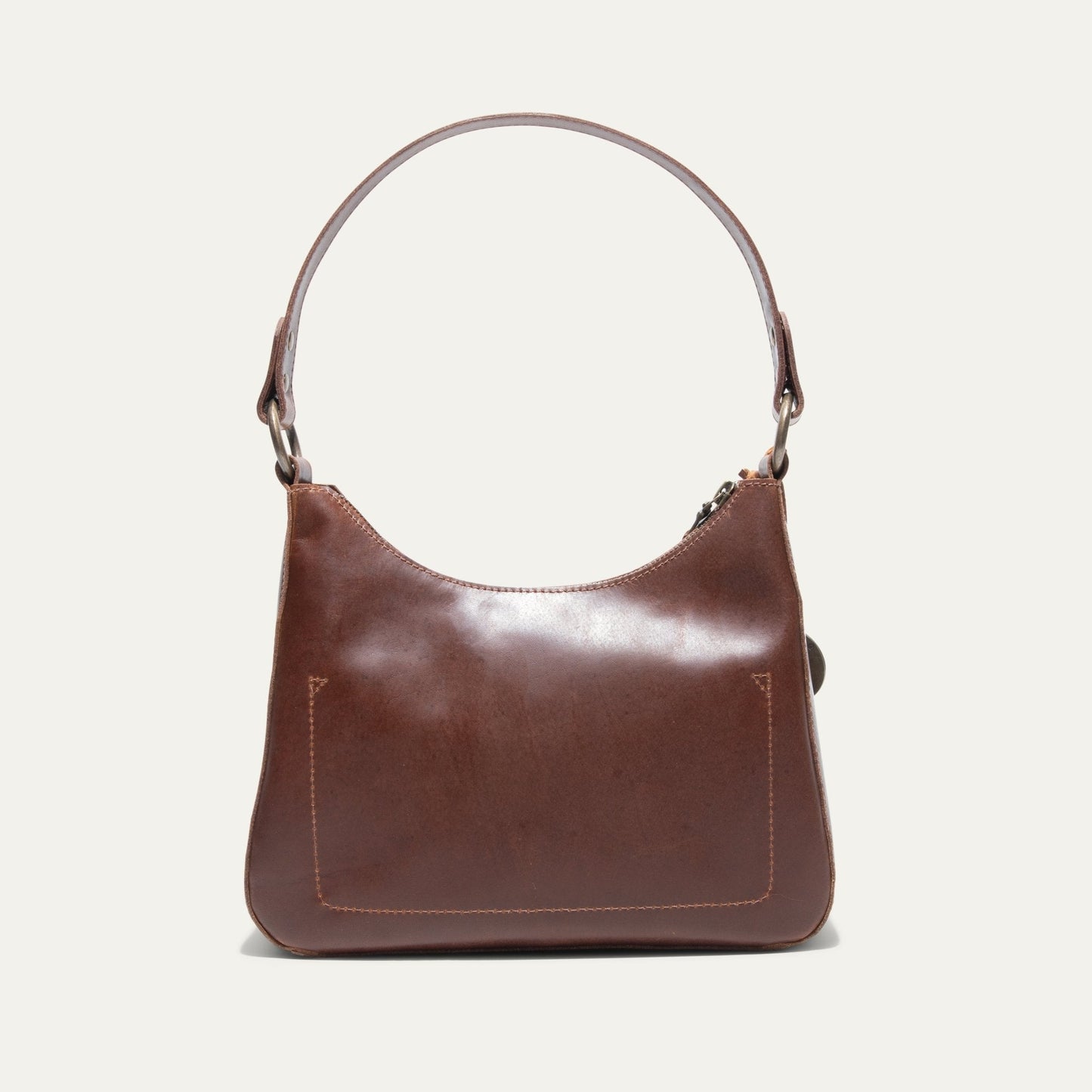 Simple Mini Hobo Shoulder bag by Will Leather Goods in brown leather on Tampa Home & Garden Store