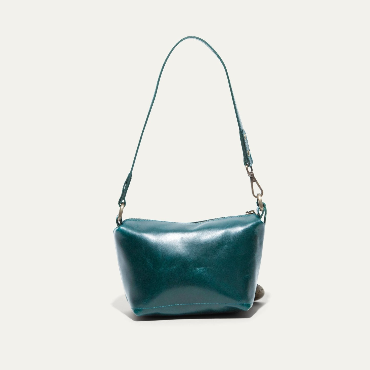 Simple Mini Pouch teal leather shoulder bag by Will Leather Goods on Tampa Home & Garden Store
