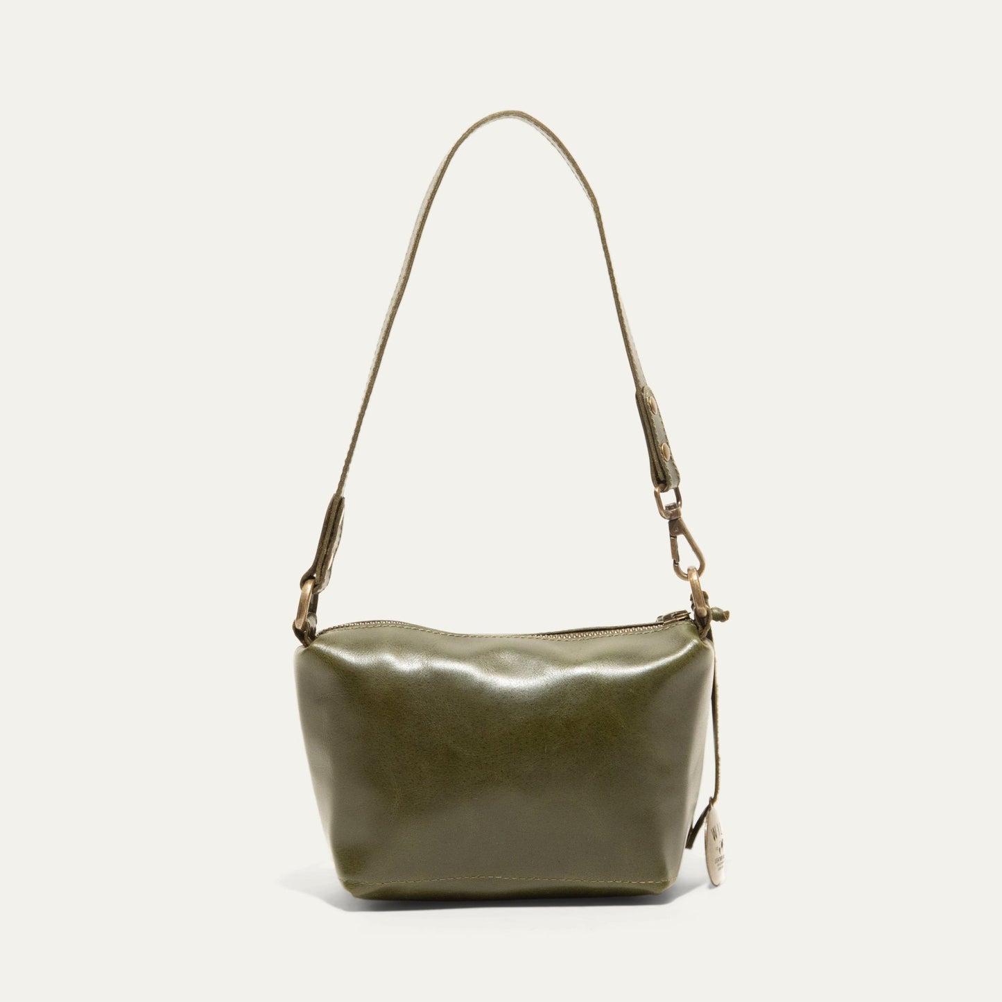 The Simple Soft Waxy Leather Pouch And Bag
