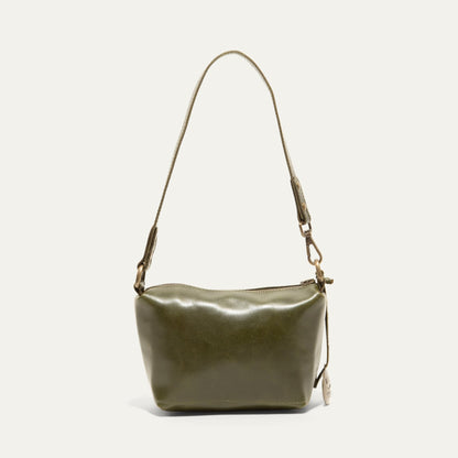 The Simple Soft Waxy Leather Pouch And Bag