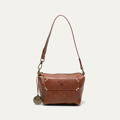 Simple Mini Pouch brown leather shoulder bag by Will Leather Goods on Tampa Home & Garden Store