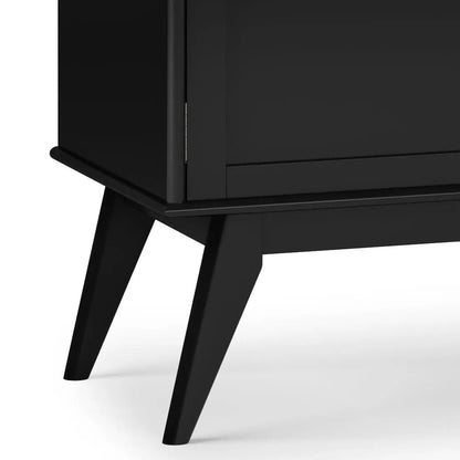 Draper Handcrafted Mid Century Low TV Media Stand