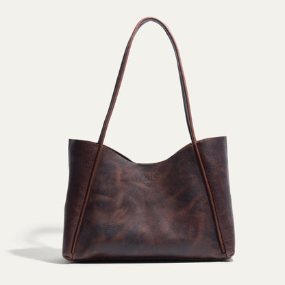 Workshop Tote leather tote bag in dark brown by Will Leather Goods on Tampa Home & Garden Store