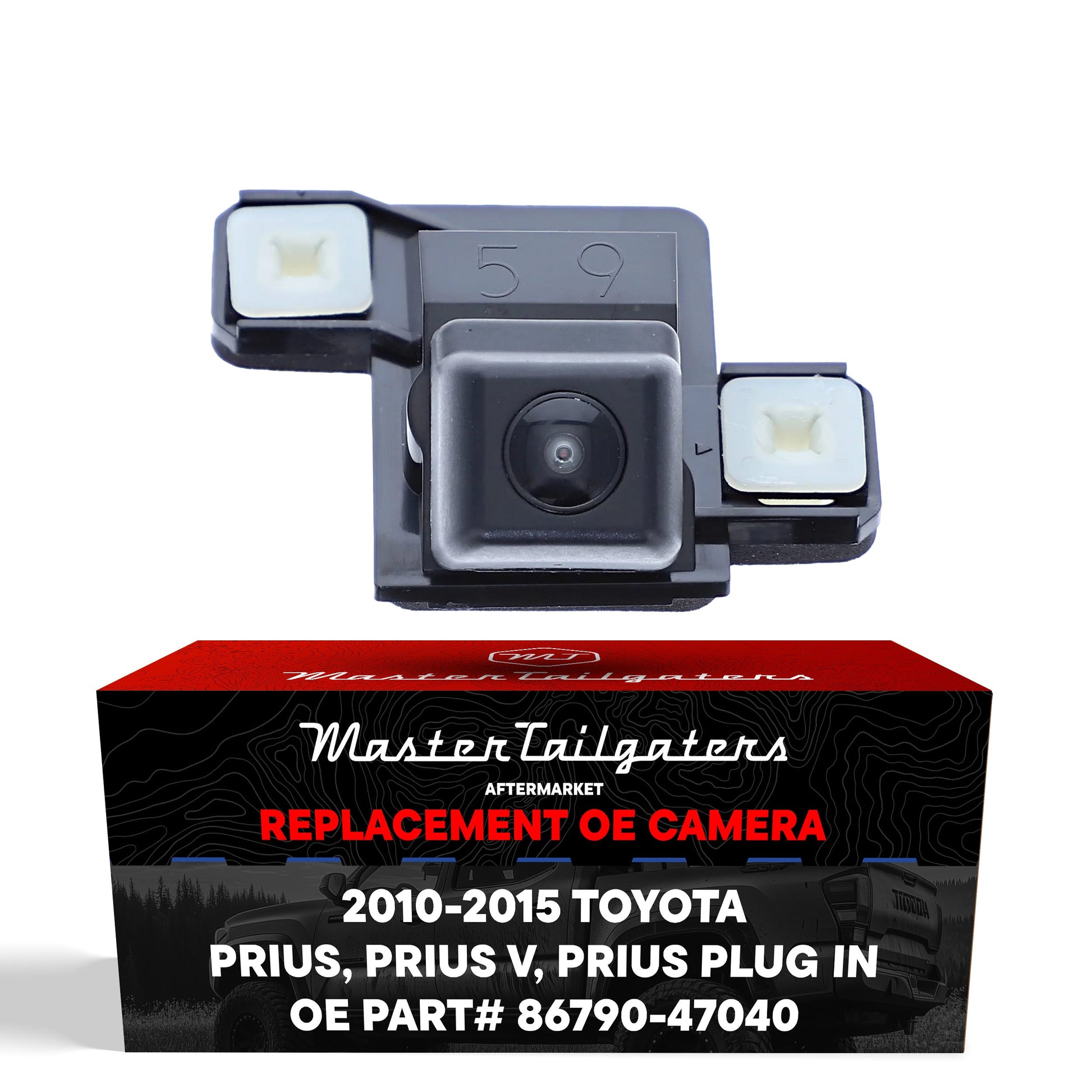 Master Tailgaters OEM backup camera for Toyota Prius 2010-2015 black housing 86790-47040 on Tampa Home & Garden Store