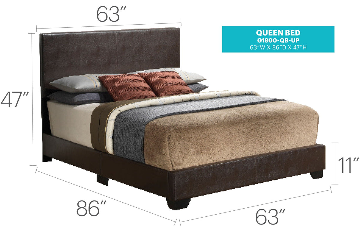Glory Aaron Queen Platform Bed for a Bedroom