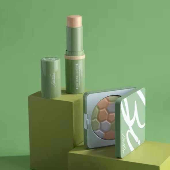 BioNike Defense Cover Concealer Powder green concealer stick and compact Beauty Care Bag on Tampa Home & Garden Store