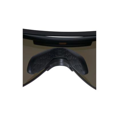 Pit Viper sunglasses UV400 black curved frame with orange accent and textured temple on Tampa Home & Garden Store