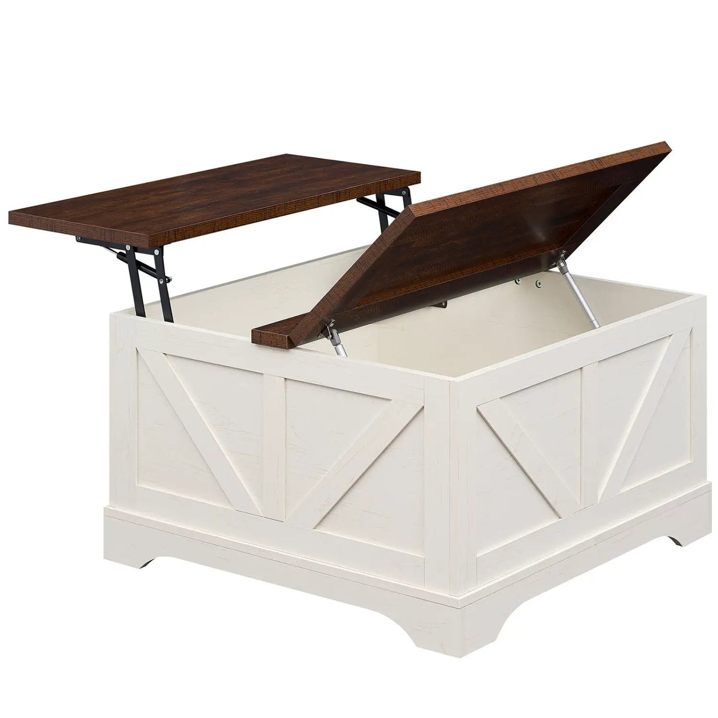 31.5 Inch Square Coffee Table with Lifting Top