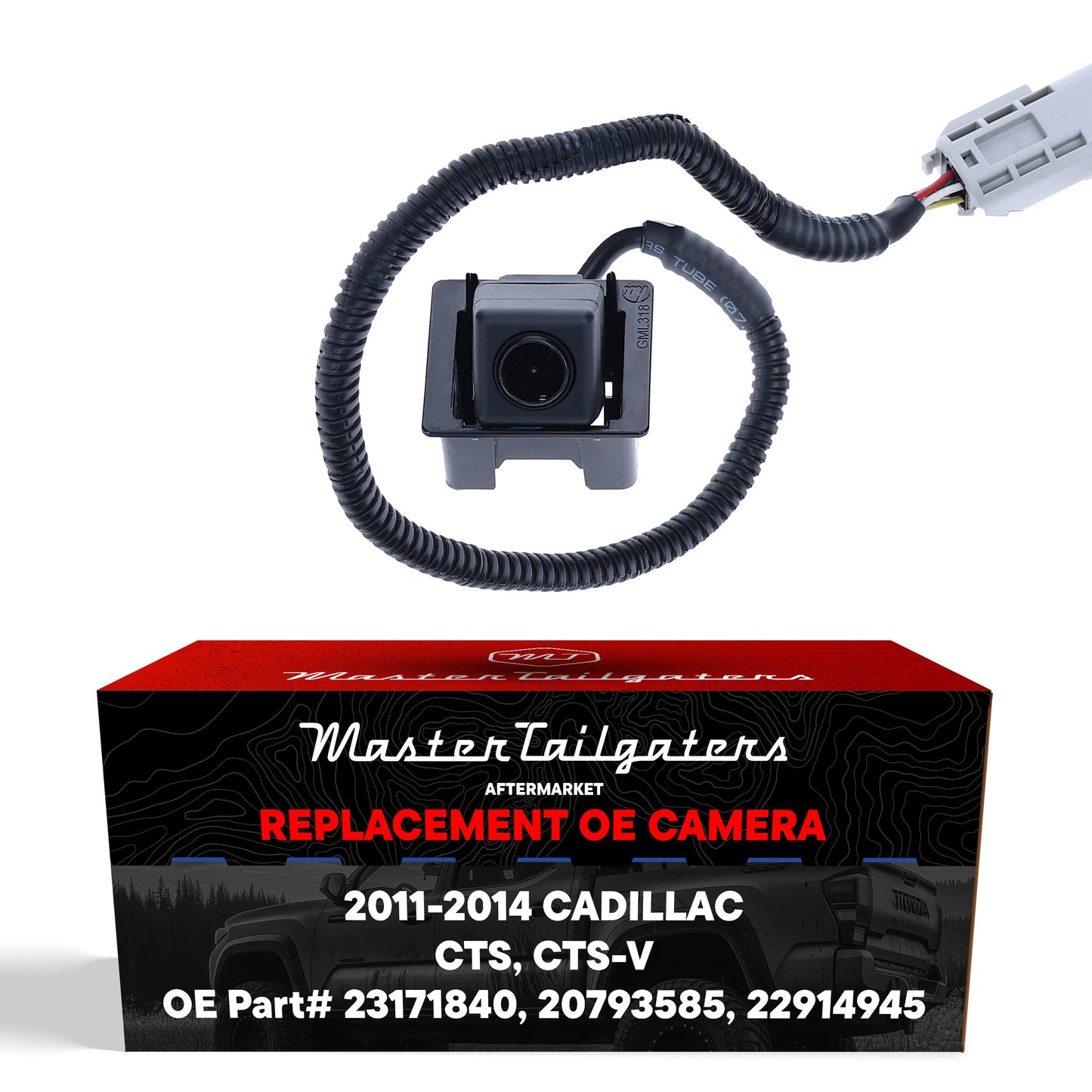 Cadillac CTS CTS-V backup camera by Master Tailgaters with wiring harness on Tampa Home & Garden Store