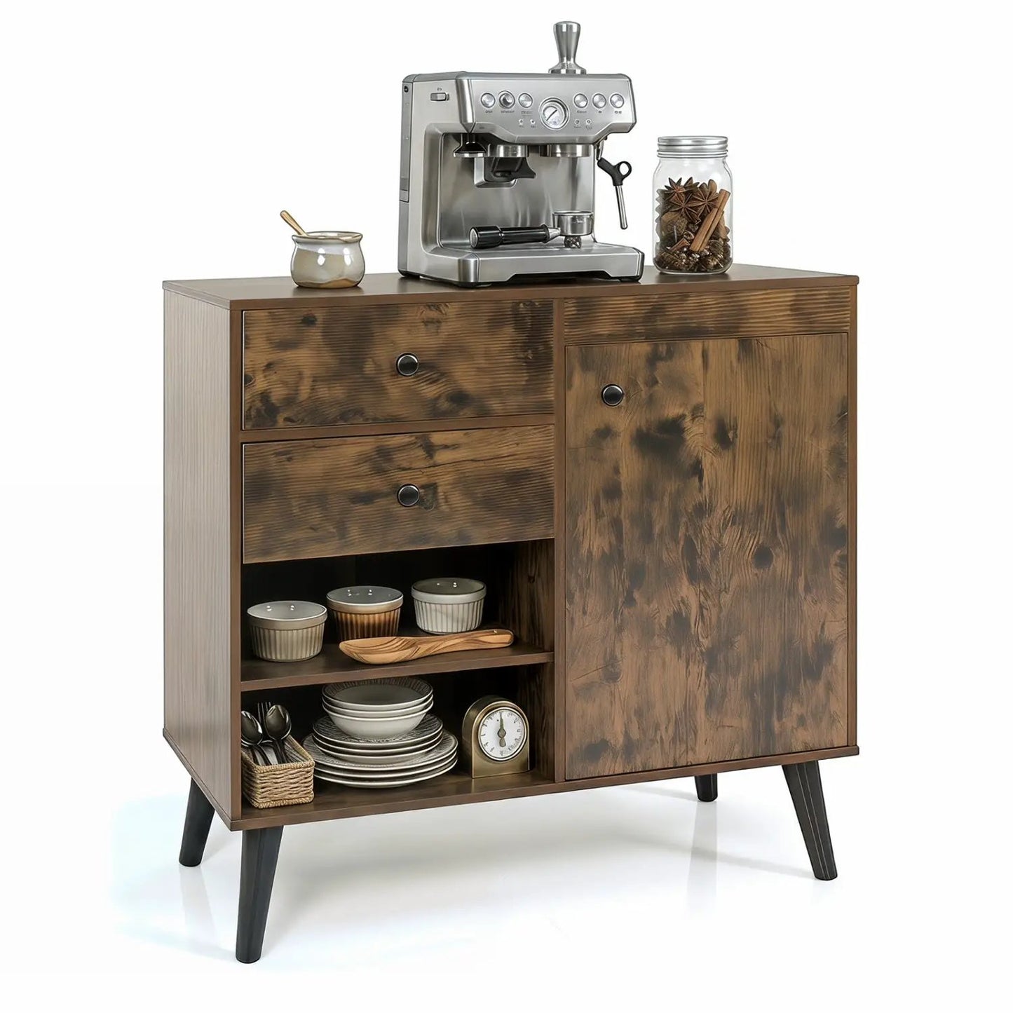 31 Inch Sideboard Cabinet with 2 Drawers