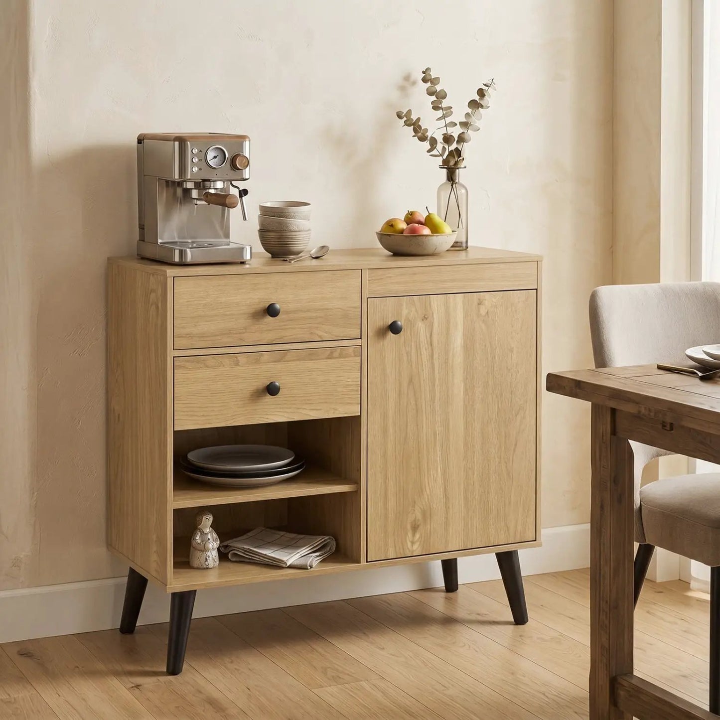 31 Inch Sideboard Cabinet with 2 Drawers